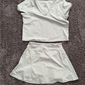 Women’s top and skirt